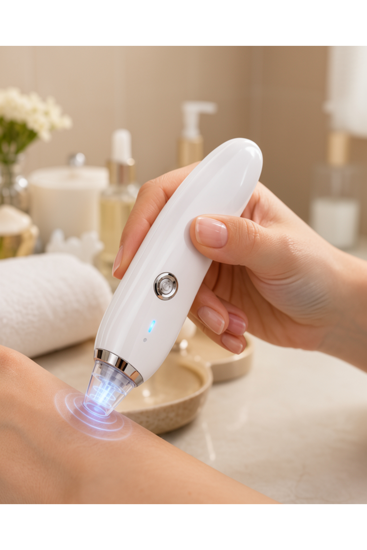 Pilli Vakumlu Siyah Nokta Temizleyici 4 Başlıklı — P-115906
