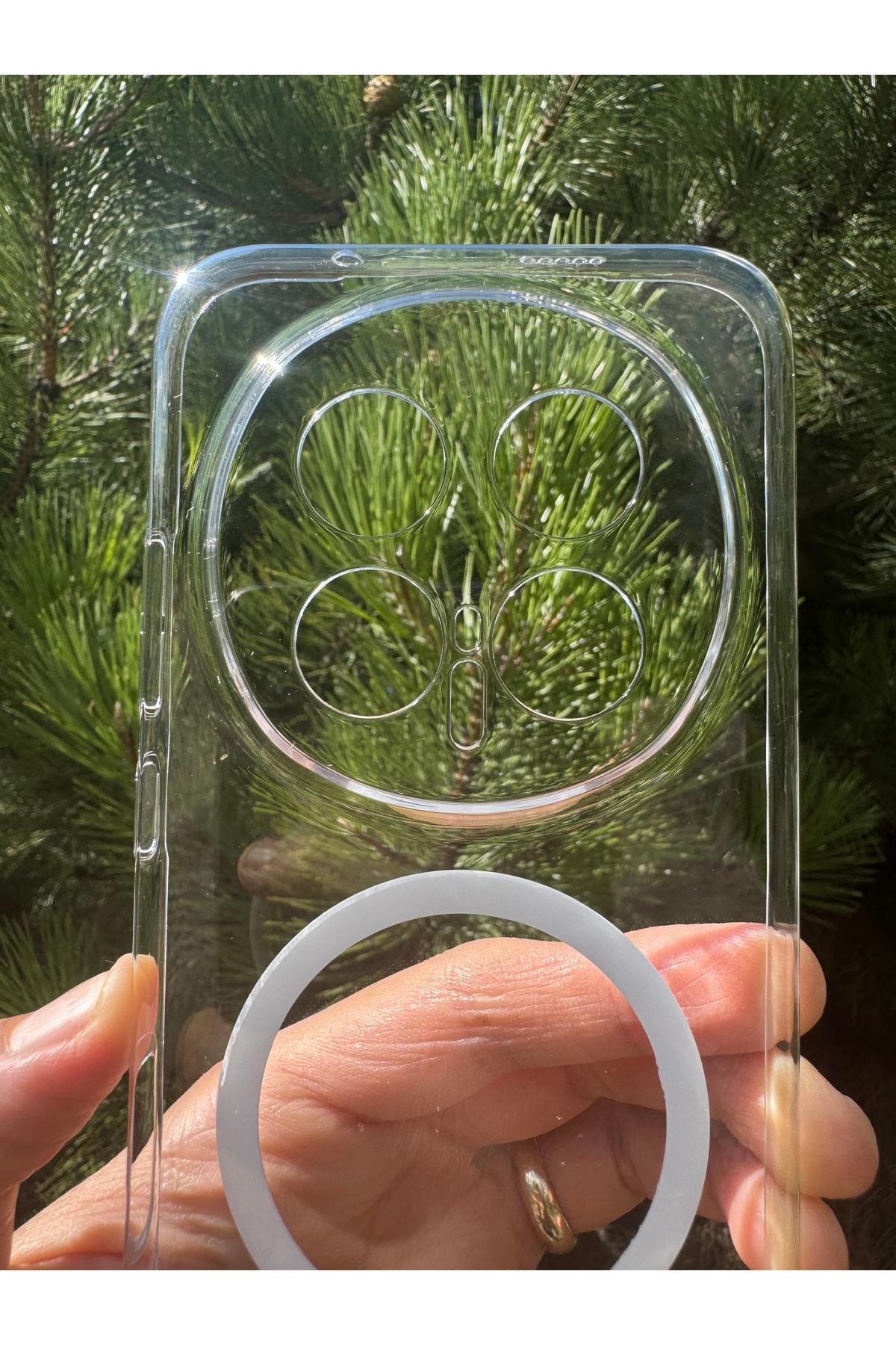 Honor Magic 8 Pro Uyumlu Kılıf İnce Sert Sararmaz Magsafe Kamera Korumalı Koruyucu Dayanıklı Transparan Arka Kapak