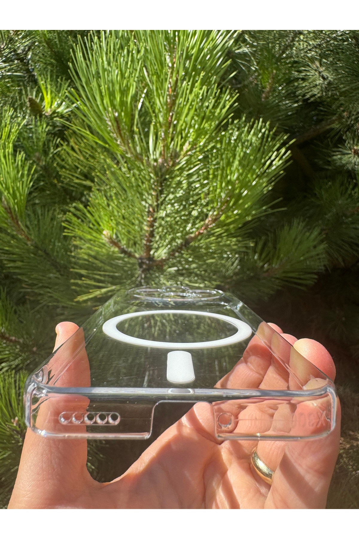 Vivo X300 Uyumlu Kılıf İnce Sert Sararmaz Magsafe Kamera Korumalı Dayanıklı Transparan Arka Kapak