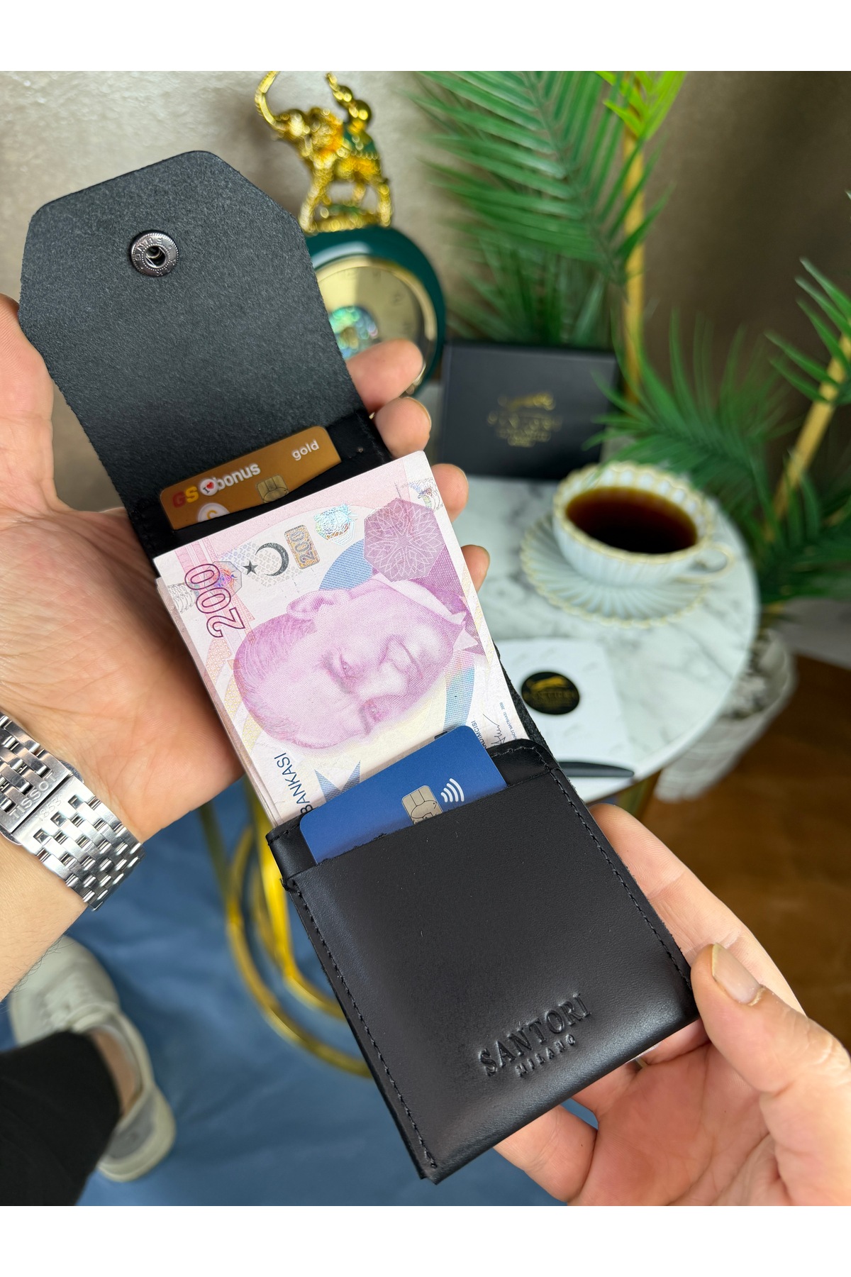 کیف پول چرم طبیعی یونیسکس ویرال لوسیانو 216