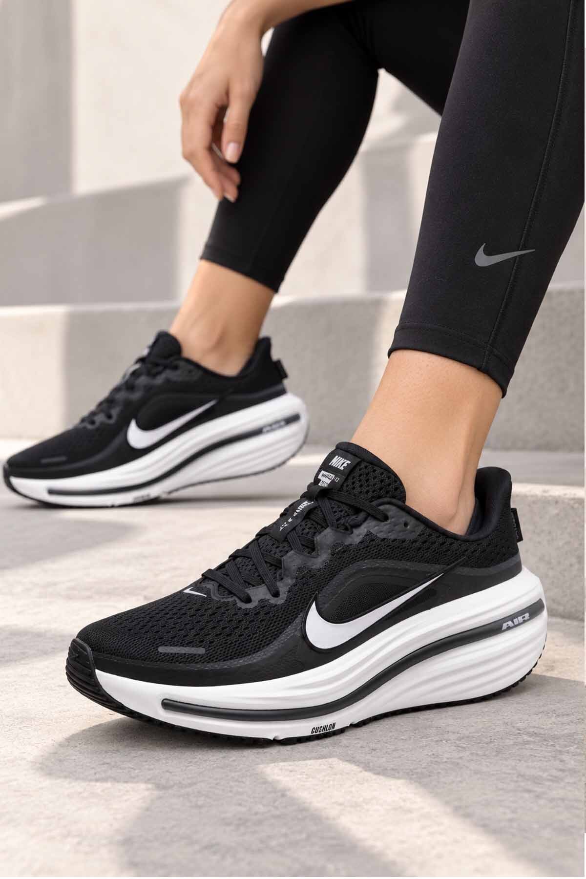 Winflo 12 Kadın Siyah Spor Ayakkabı Günlük Koşu ve Yürüyüş Sneaker — مشکی FQ1833-001