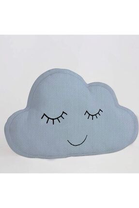 Bebek & Çocuk Odası Bulut Dekoratif Yastık Uyku Arkadaşı Açık Mavi mimudekoblt