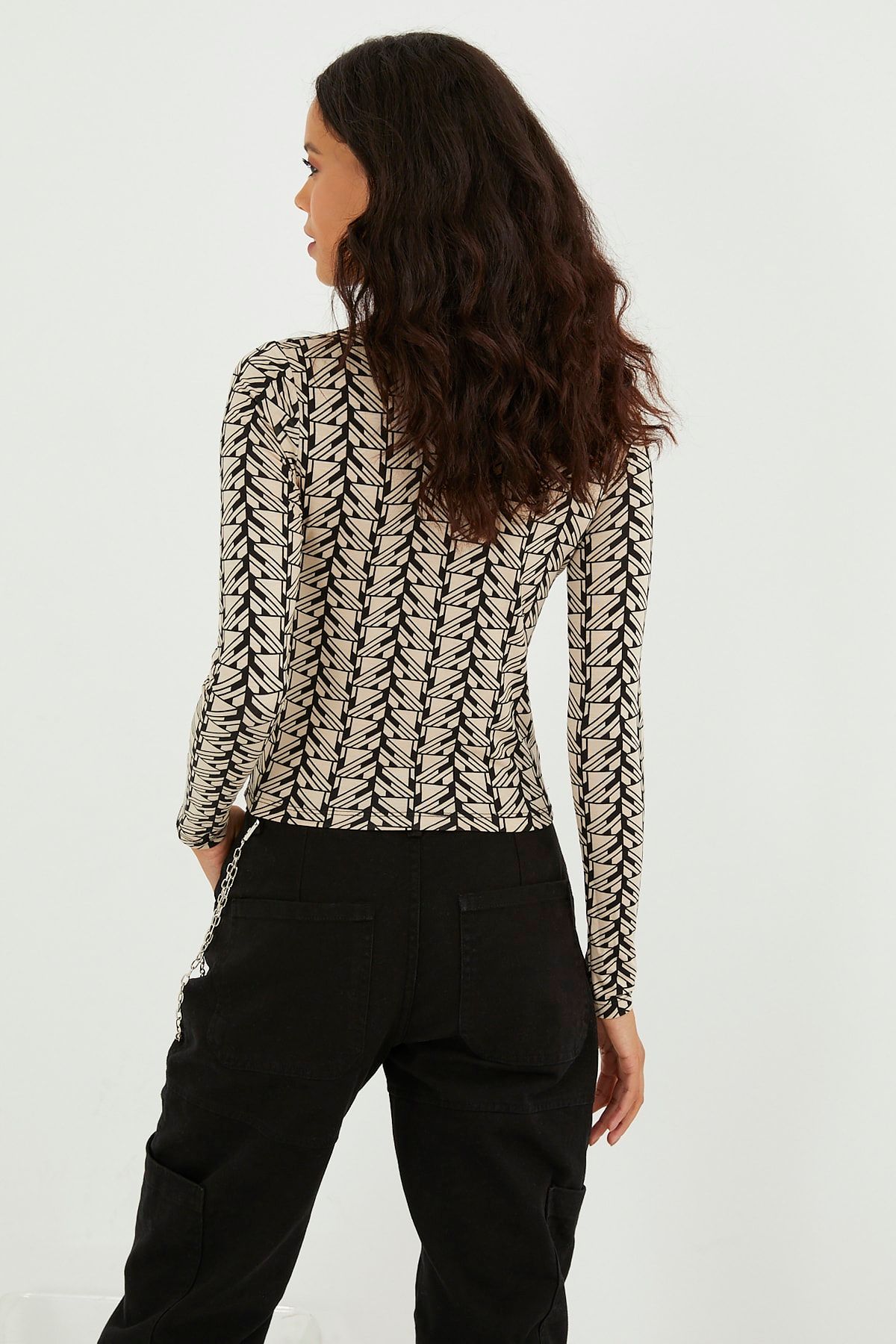 Cool & Sexy-Dámska kamenná blúzka so vzorom Zebra, polo rybár LPP1133 8