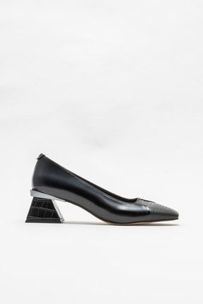 Siyah Kadın Topuklu Ayakkabı FADWA