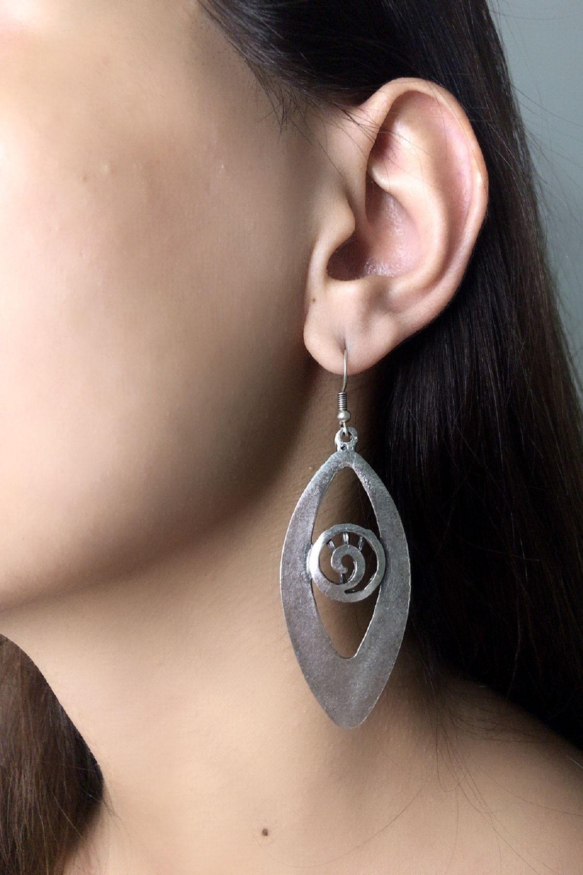 Silver coated earrings deals