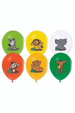 Sevimli Hayvanlar Safari Baskılı Balon 10 Adet TPKT000000389