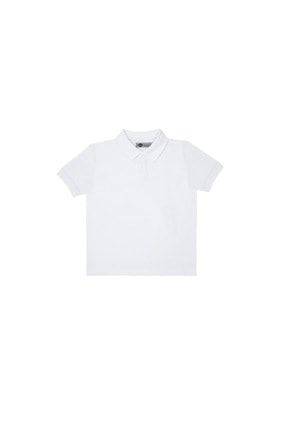 Erkek Çocuk Twins Polo Yaka Pike T-Shirt Beyaz 202 LCB 242011