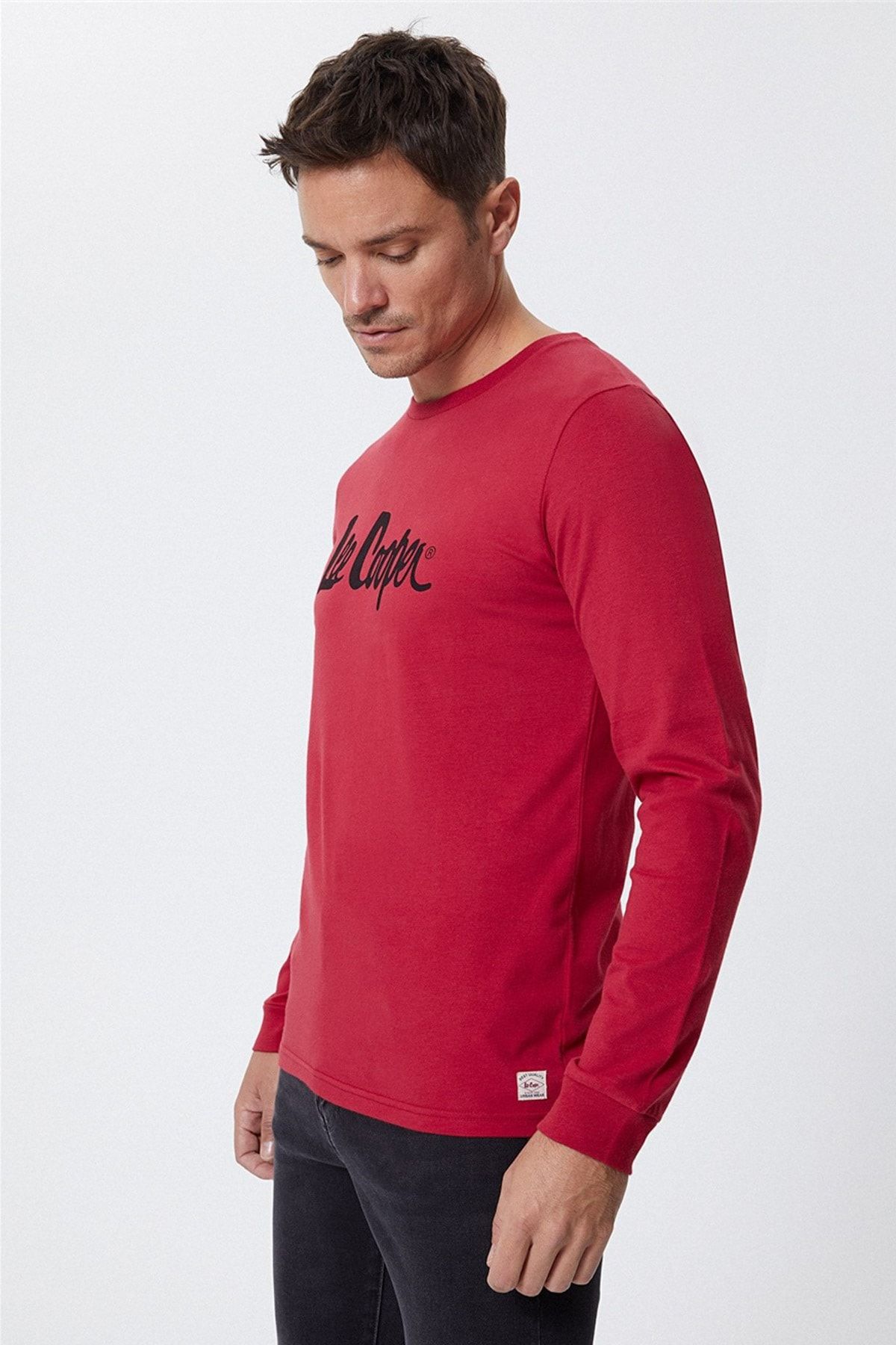 تی شرت قرمز مردانه Zayne O Yaka U.Kol Red 221 LCM 242001 Lee Cooper
