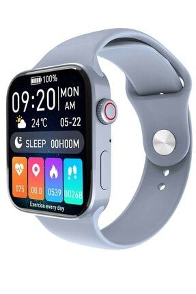 Watch 7 Pro Max Smartwatch Yeni Kasa Çift Tuş Aktif Konuşma Özellikli Türkçe Açık Mavi Akıllı Saat PA7-7