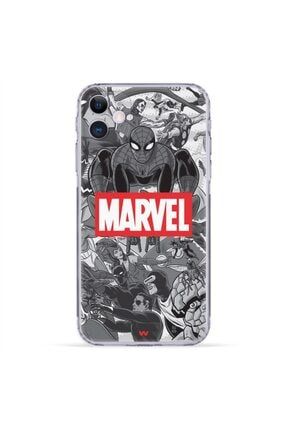 Iphone 6s Plus Uyumlu Marvel Heroes Comics Desenli Kamera Korumalı Şeffaf Siyah Silikon Telefon Kılı TX77753EFF38007