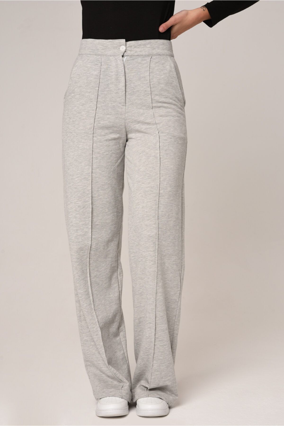 High waisted tracksuit pants top