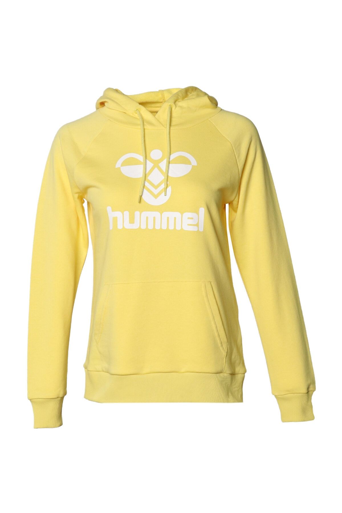 HUMMEL Sweatshirt - Yellow - Regular fit - Trendyol