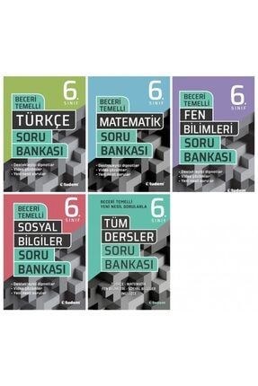 6. Sınıf 5'li Beceri Temelli Serisi (türkçe + Matematik + Sosyal 9786052850893DB23576