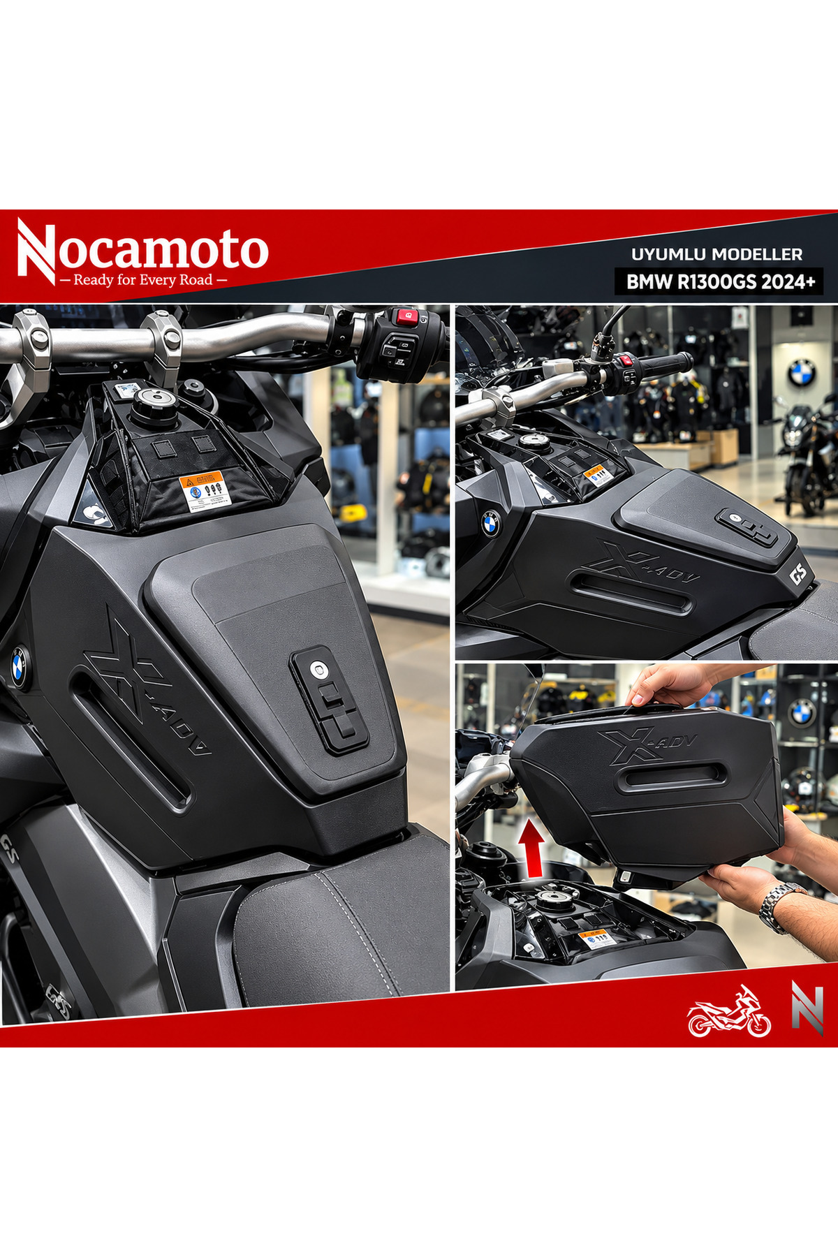 Honda X-ADV750 2021+ FORZA750 2022+ Tünel Çanta ABS X-ADV Serisi