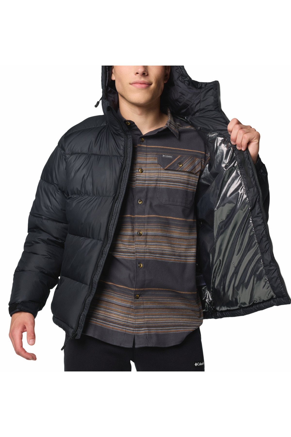 Pike Lake II Hooded  Erkek Mont — مشکی 2050931012 — تصویر 6 از 8