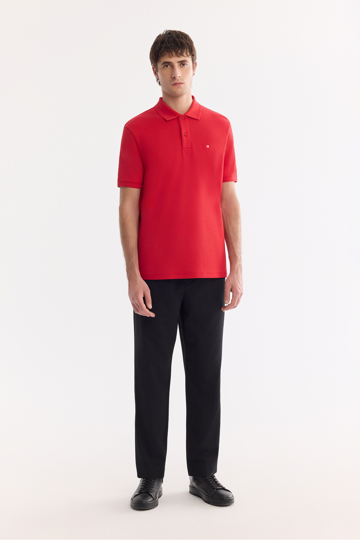Erkek Siyah Beli Lastikli Soft Touch Nefes Alan Relaxed Fit Pantolon A61Y3038 — مشکی — تصویر 8 از 8