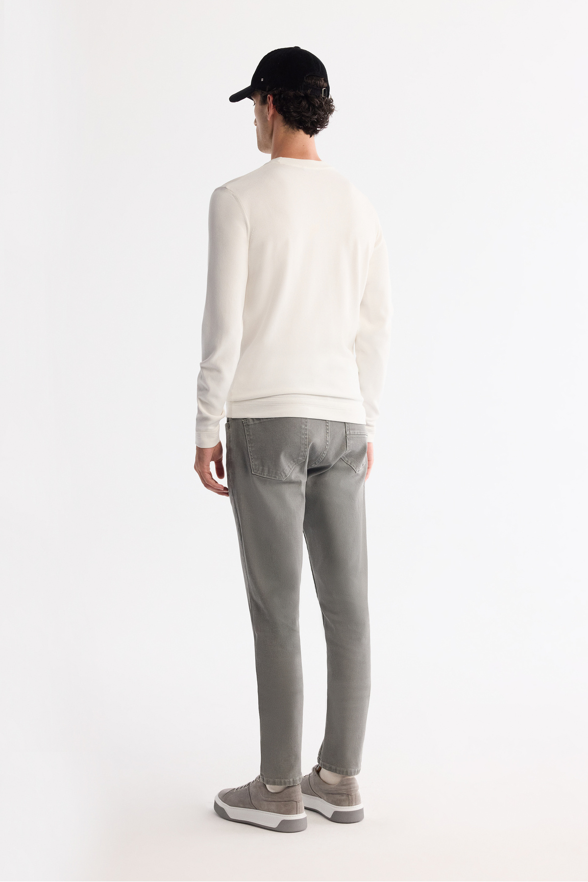 Erkek Ekru Yüksek Bisiklet Yaka Rayon Tüylenmeyen Regular Fit Triko Kazak A42Y5001 — اکرو — تصویر 5 از 6