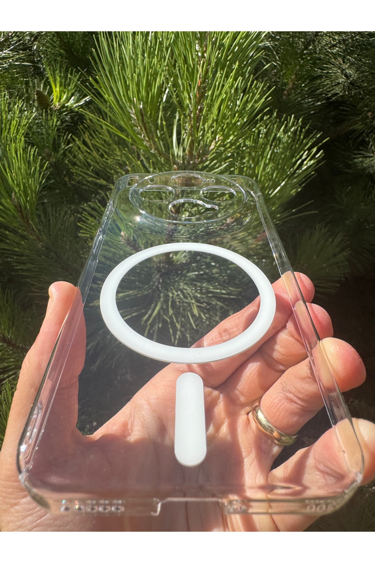 Vivo X300 Uyumlu Kılıf İnce Sert Sararmaz Magsafe Kamera Korumalı Dayanıklı Transparan Arka Kapak