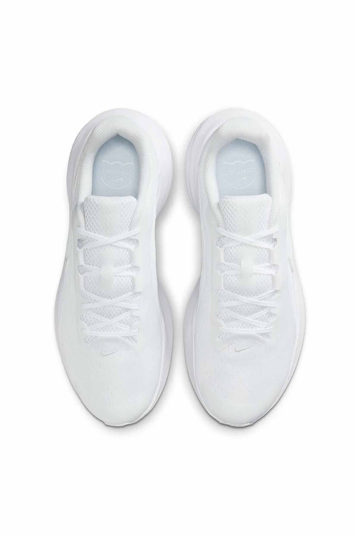 Downshifter 14 Erkek Beyaz Sneaker Hafif Koşu ve Günlük Ayakkabı — سفید FD6476-001Siyah-Byz_rollbacked — تصویر 4 از 8