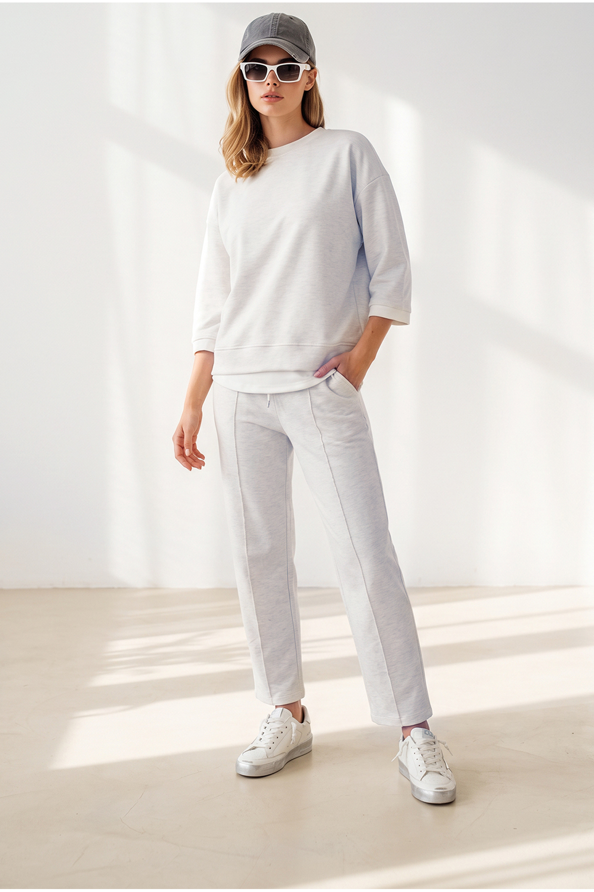 ست زنانه طوسی گارنیش TKM-19000524