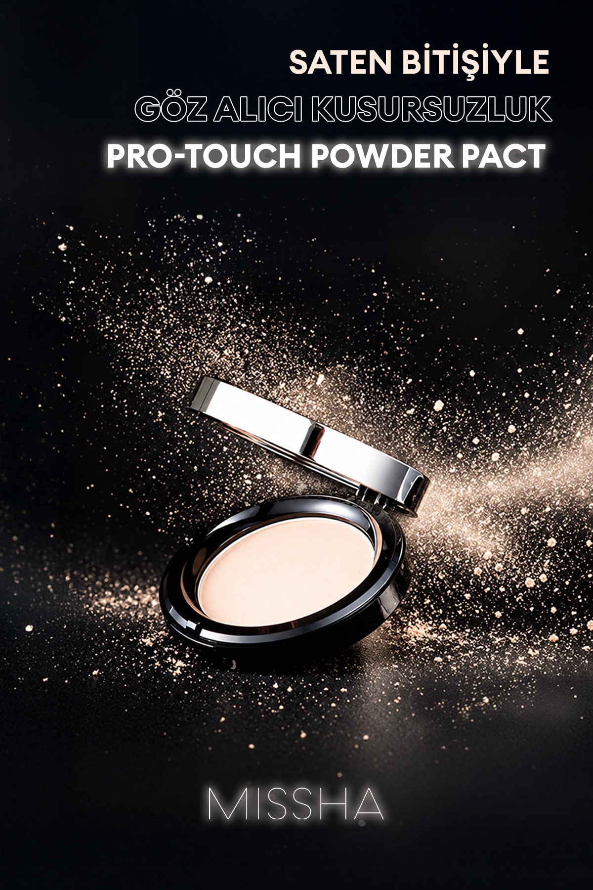 پودر فشرده پرو-تاچ SPF25/PA++ (شماره 21) با ظاهری صاف