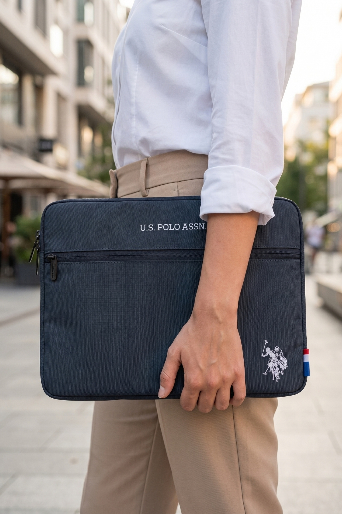 کیف اداری لپ‌تاپی U.S. Polo Assn. 23690 مدل دو قسمتی - مشکی