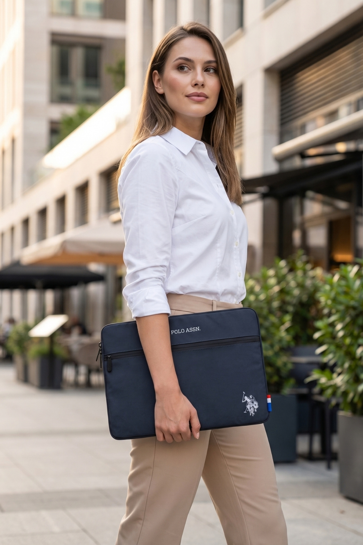 کیف اداری لپ‌تاپی U.S. Polo Assn. 23690 مدل دو قسمتی - مشکی