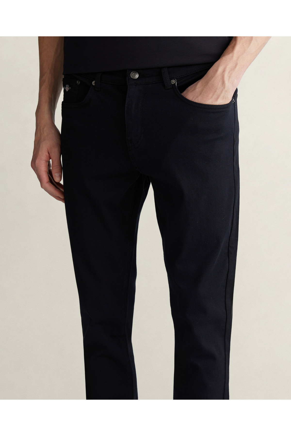 شلوار مردانه مشکی اسلیم فیت