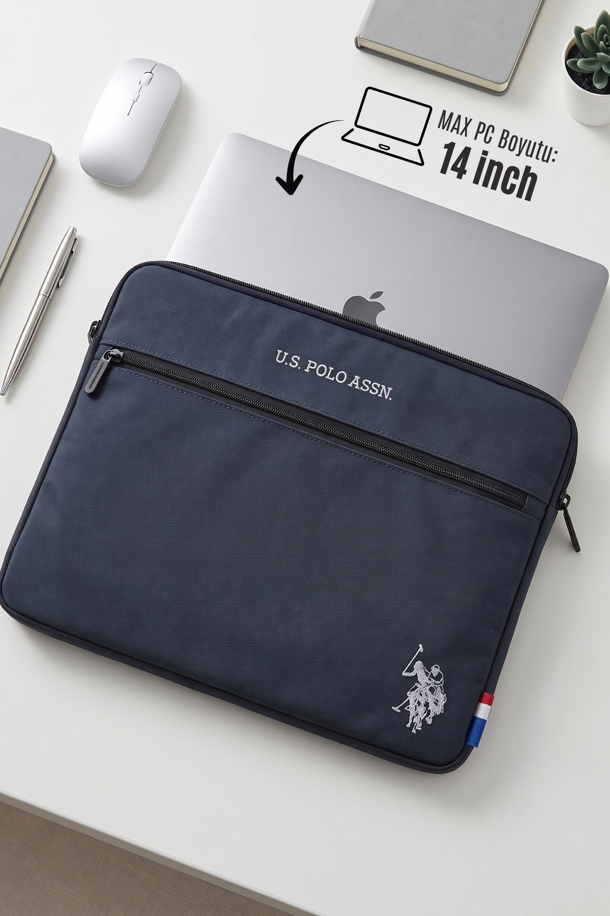 کیف اداری لپ‌تاپی U.S. Polo Assn. 23690 مدل دو قسمتی - مشکی