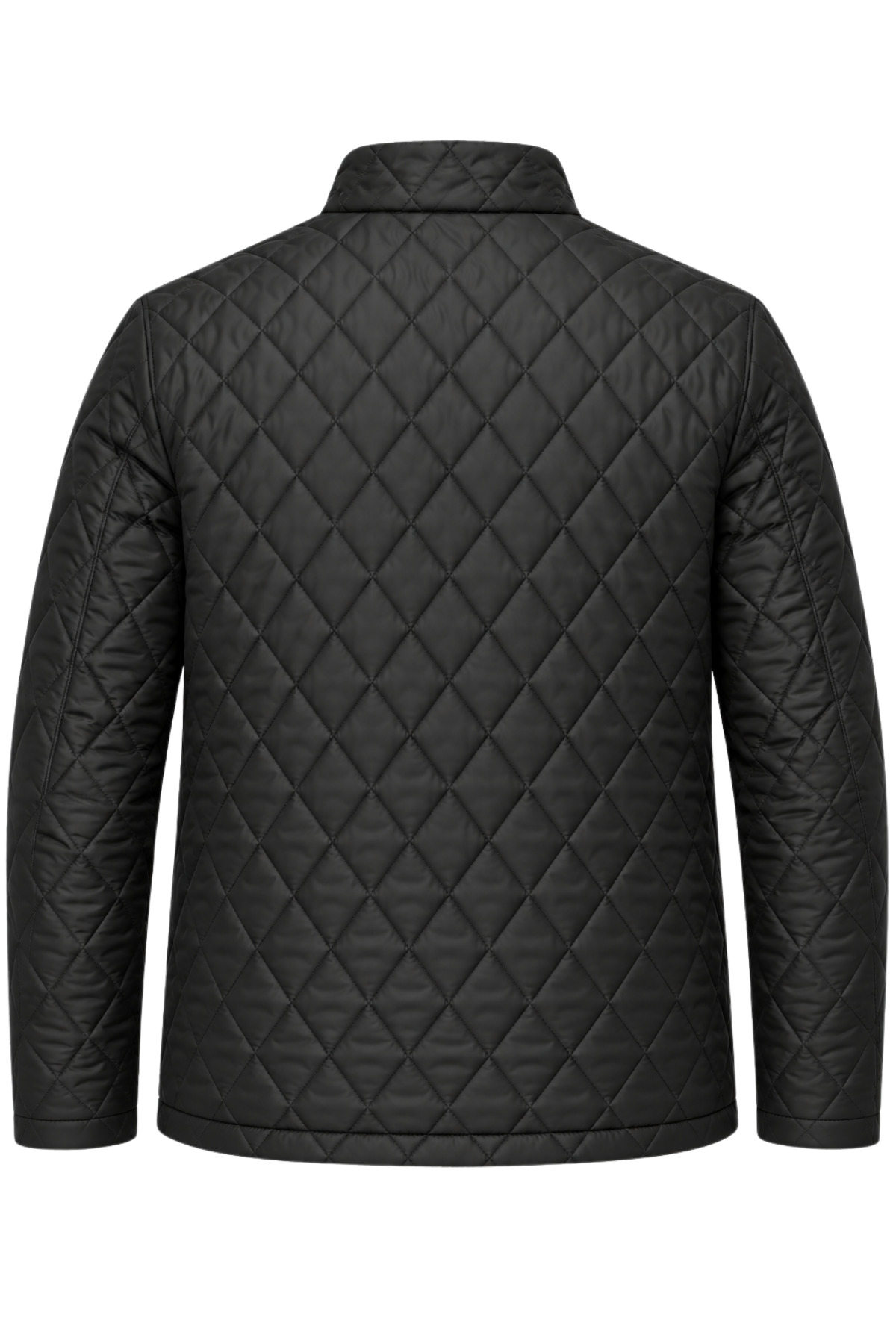 Erkek Kahverengi Standart Fit Normal Kesim İçi Kürklü Dik Yaka Çıtçıtlı Dolgulu Desenli Overcoat görsel 4