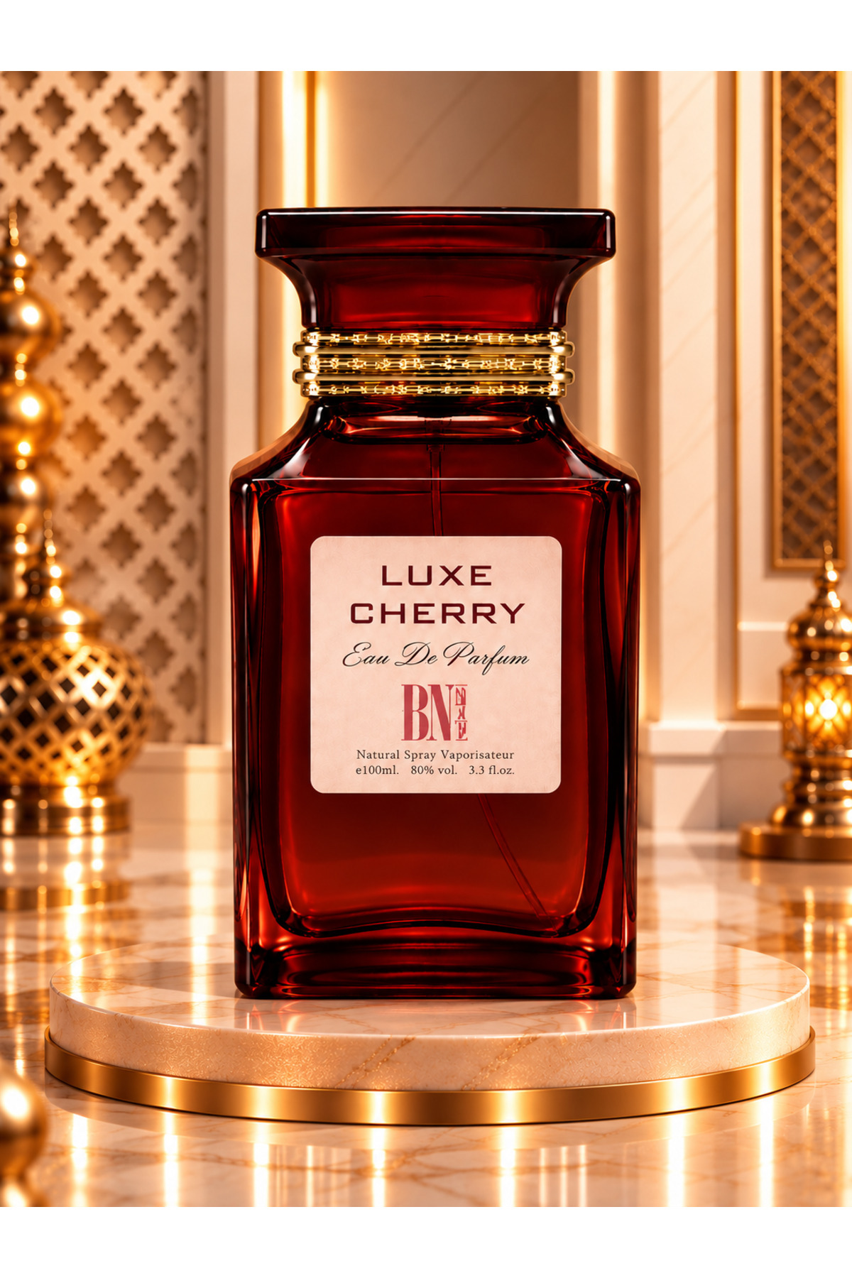 EMATTEIRO Parfum Arăbesc Unisex Luxe Cherry, 100 ml, Aromă Fructat-Gurmandă c...