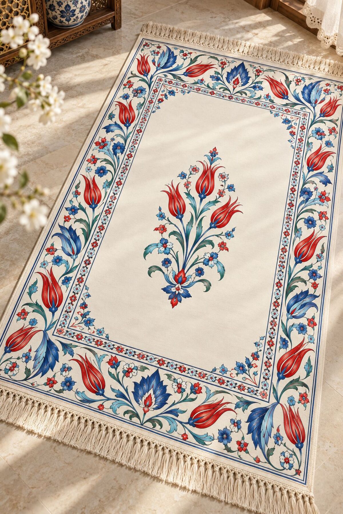 Has 1950 Osmanlı Desen Klasik Desenli Dijital Baskı Seccade ...