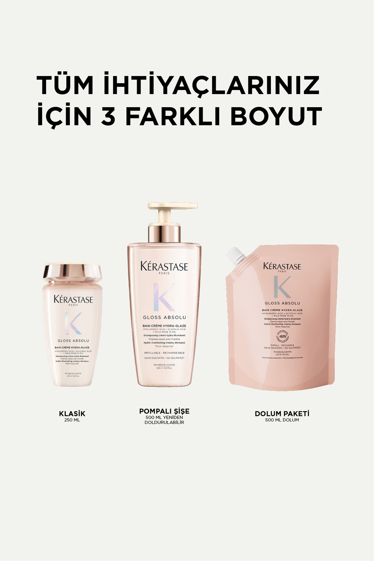 ست شامپوی براق کننده ابسولو بین کرم Hydra-Glaze Refill 1015ml — VB3455965847 — تصویر 9 از 9