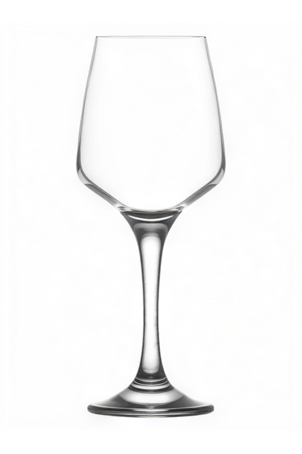 LAV Lal Cam Kırmızı Şarap Kadehi 6'lı 330 ml Ayaklı (Meşrubat Bardağı)