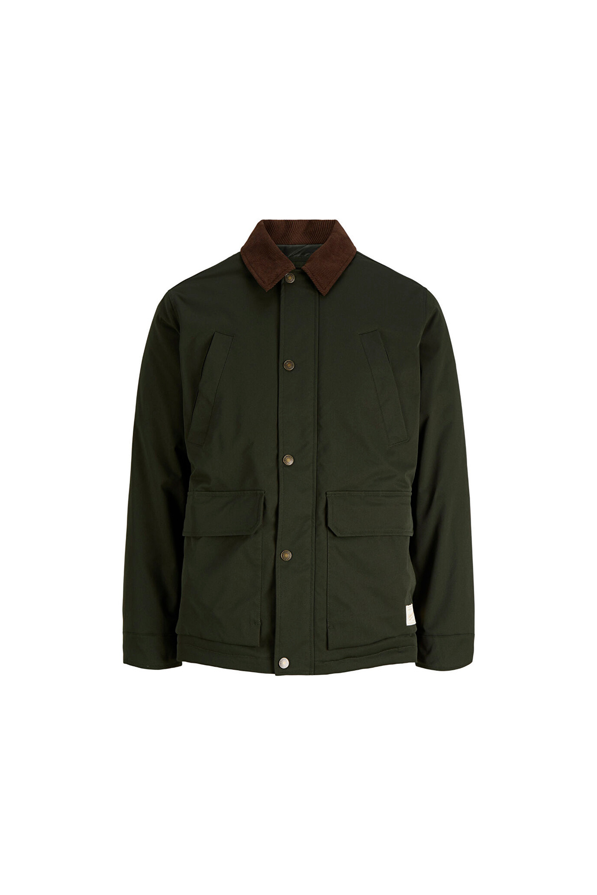 کت جکیت مردانه سبز یقه مخملی 12301609 JORNORREBRO BARN JACKET SN
