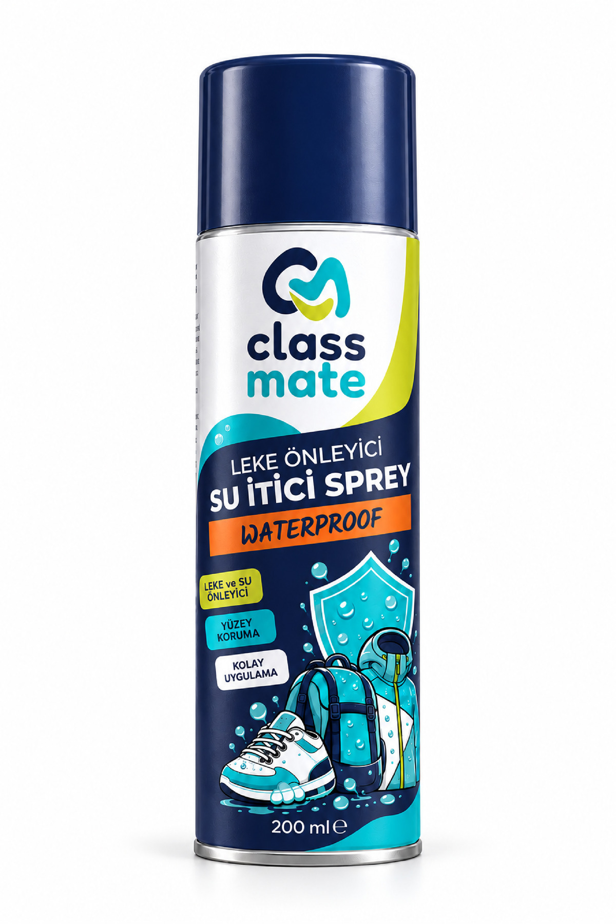 Class Mate Su İtici ve Leke Önleyici Su Geçirmezlik Spreyi (Yağmur, Su, Kir v...