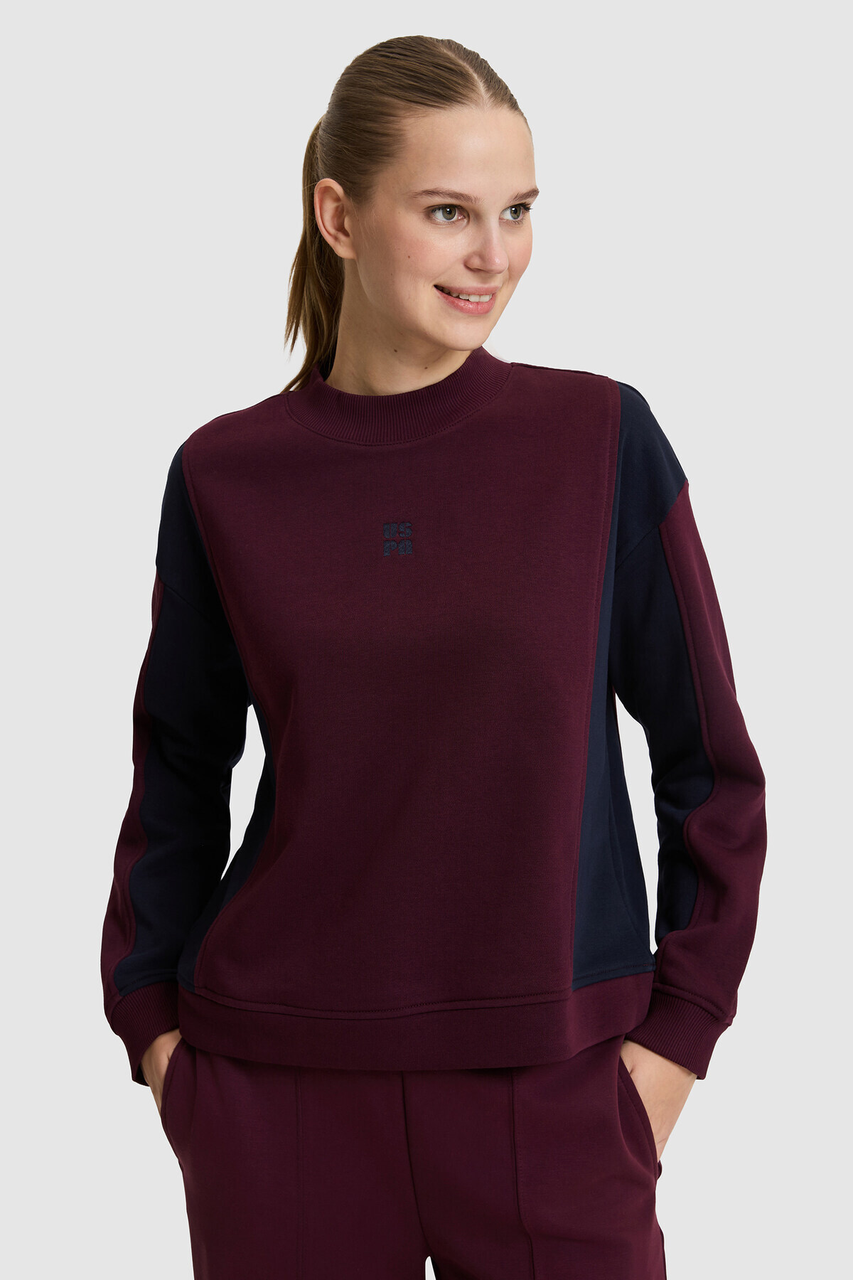 سویشرت زنانه bordo 50329014-VR180