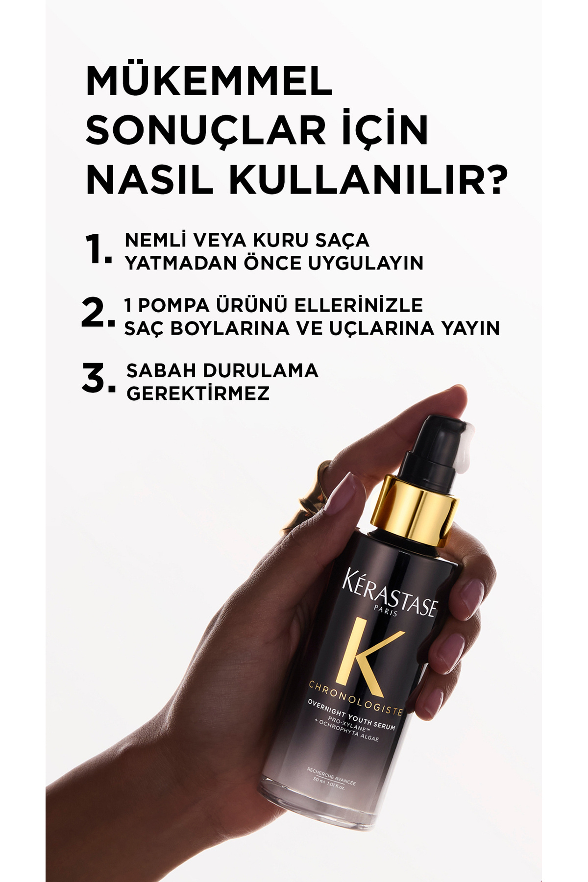 سرم مراقبت شب کرونولوژیست برای موهای ضعیف شده در اثر پیری ۹۰ میلی لیتر — E4546500 — تصویر 7 از 8