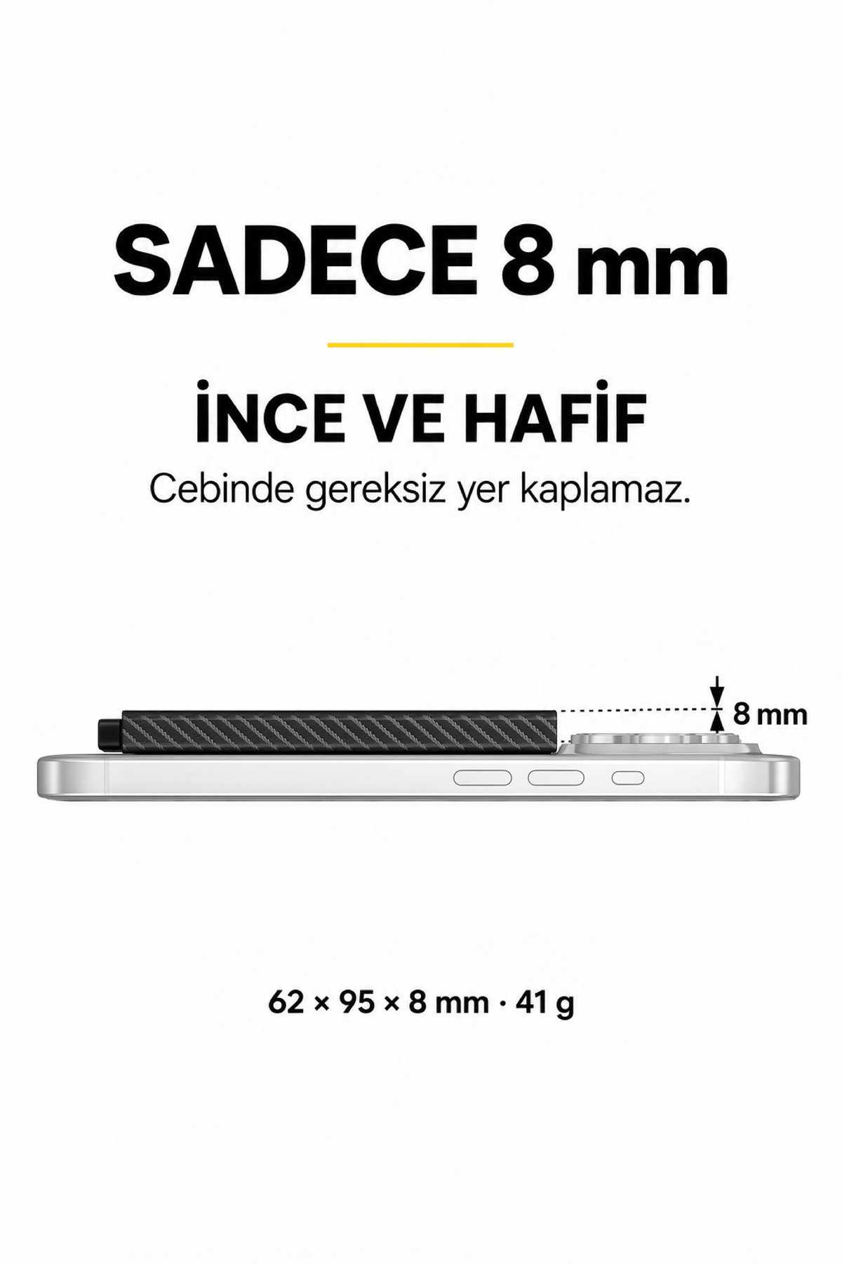 کیف کارت اعتباری اتوماتیک آلومینیومی با مکانیزم مگ‌سیف و محافظ RFID طرح‌دار مشکی کربن