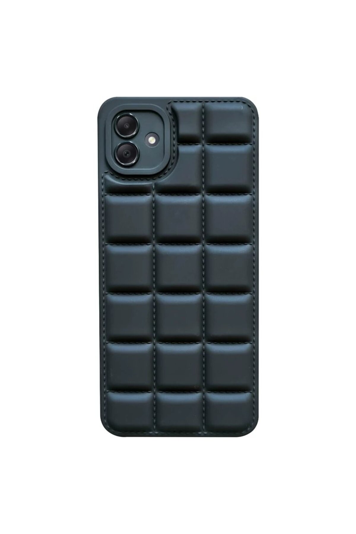 iPhone 11 Kılıf Puffer Şişme Kapitone Tasarımlı Kamera Korumalı Yumuşak Madlen Silikon Kılıf
