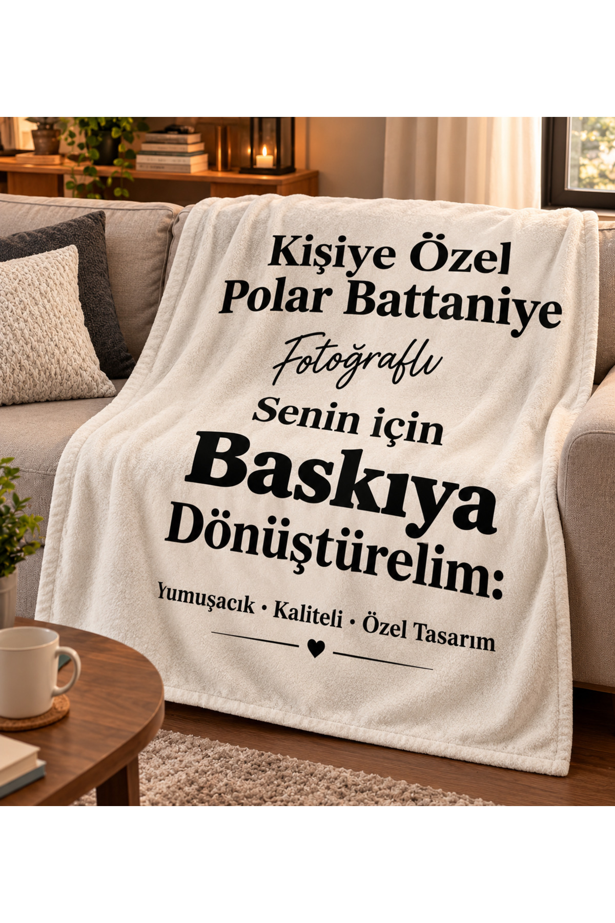 Gravs Kişiye Özel Battaniye Fotoğrafını Gönder Biz Baskıya Dönüştürelim TV Battaniyesi Polar Battaniye