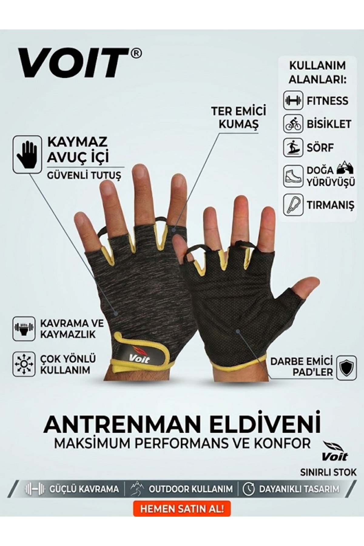 Voit Fitness Eldiven
