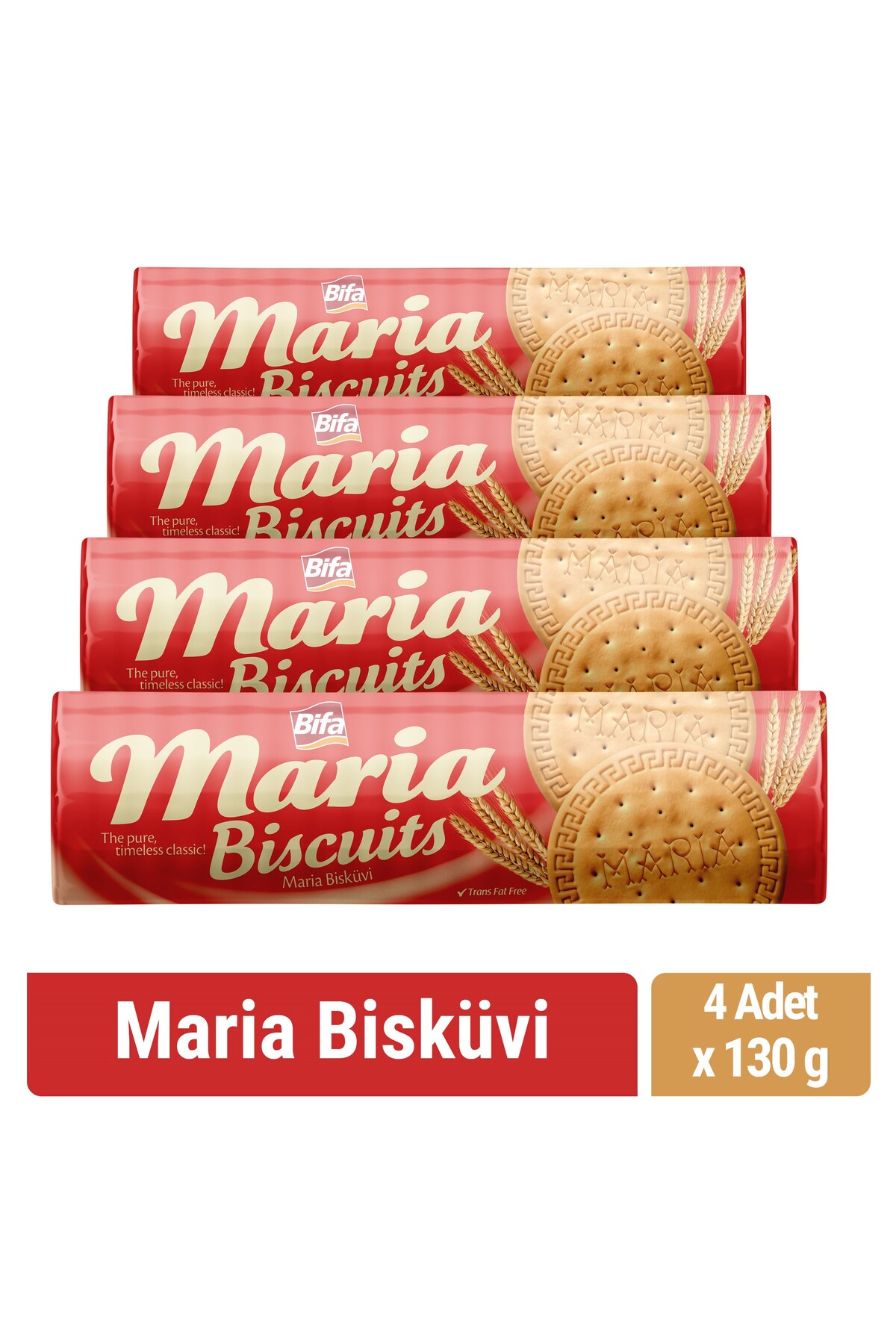 Bifa Maria Bisküvi 130 gr x 4 Adet