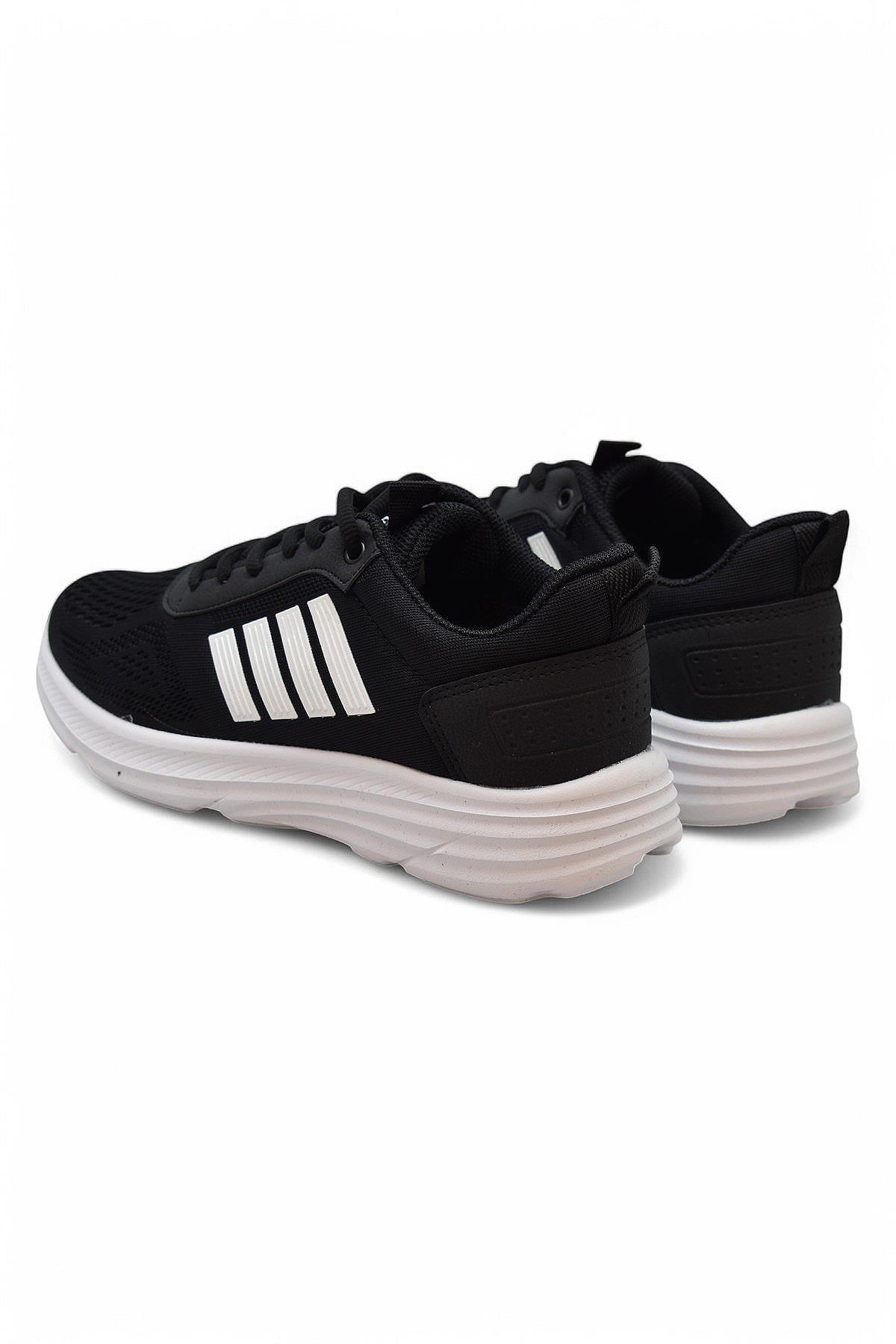 4310-1 Tam Ortopedik Taban Unisex Spor Ayakkabı Yazlık Hafif Eva Taban Günlük Spor Ayakkabı — مشکی T3734 — تصویر 5 از 6