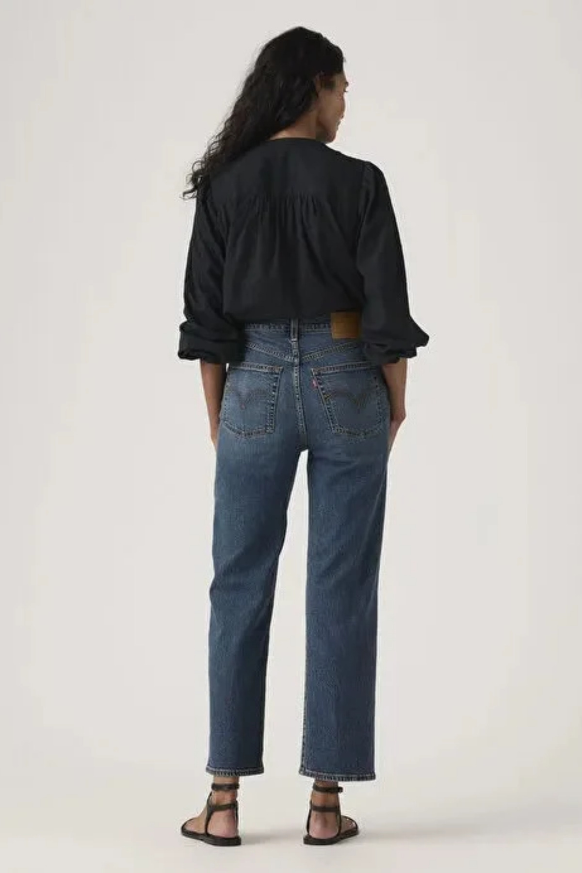 شلوار جین زنانه Ribcage Straight Ankle Analyze This Ltw Dark Indigo
