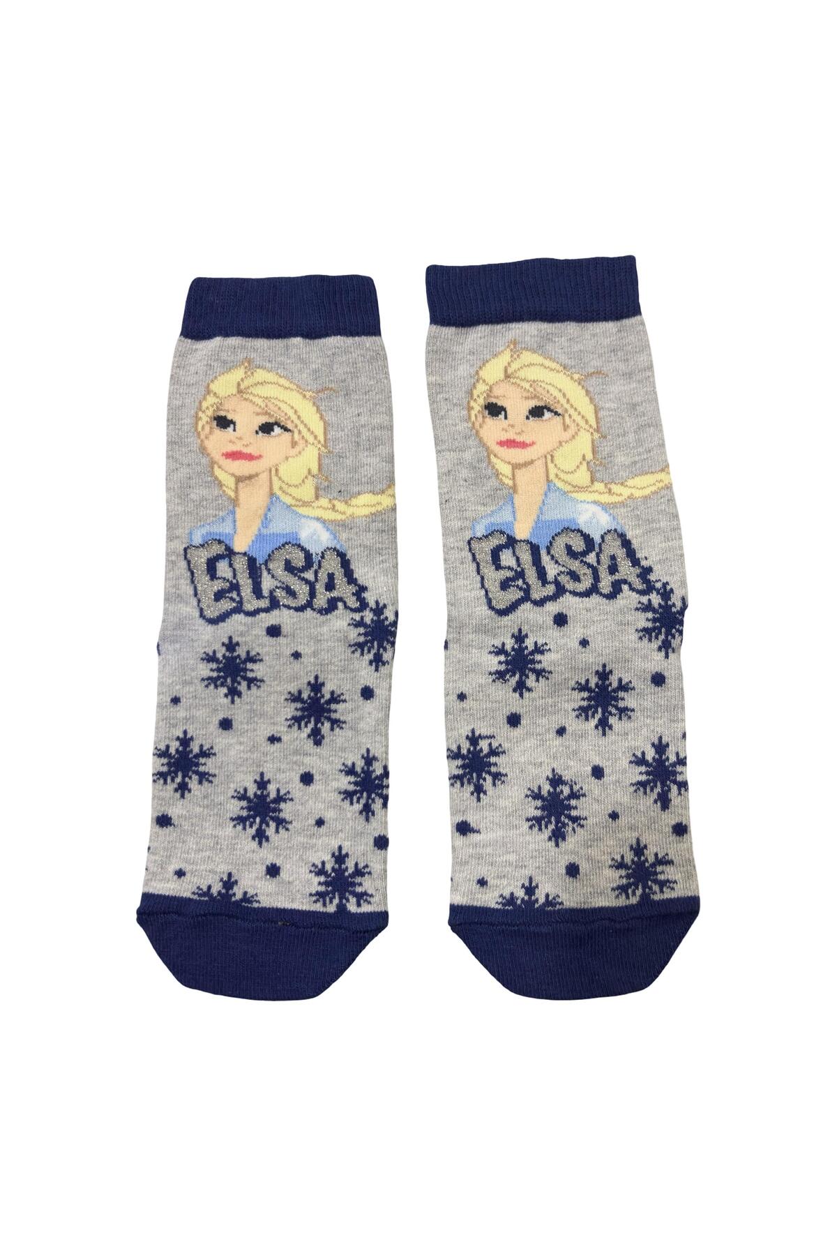 Frozen 17077 Kız Çocuk Elsa Anna Olaf Soket Çorap - Fiyatı