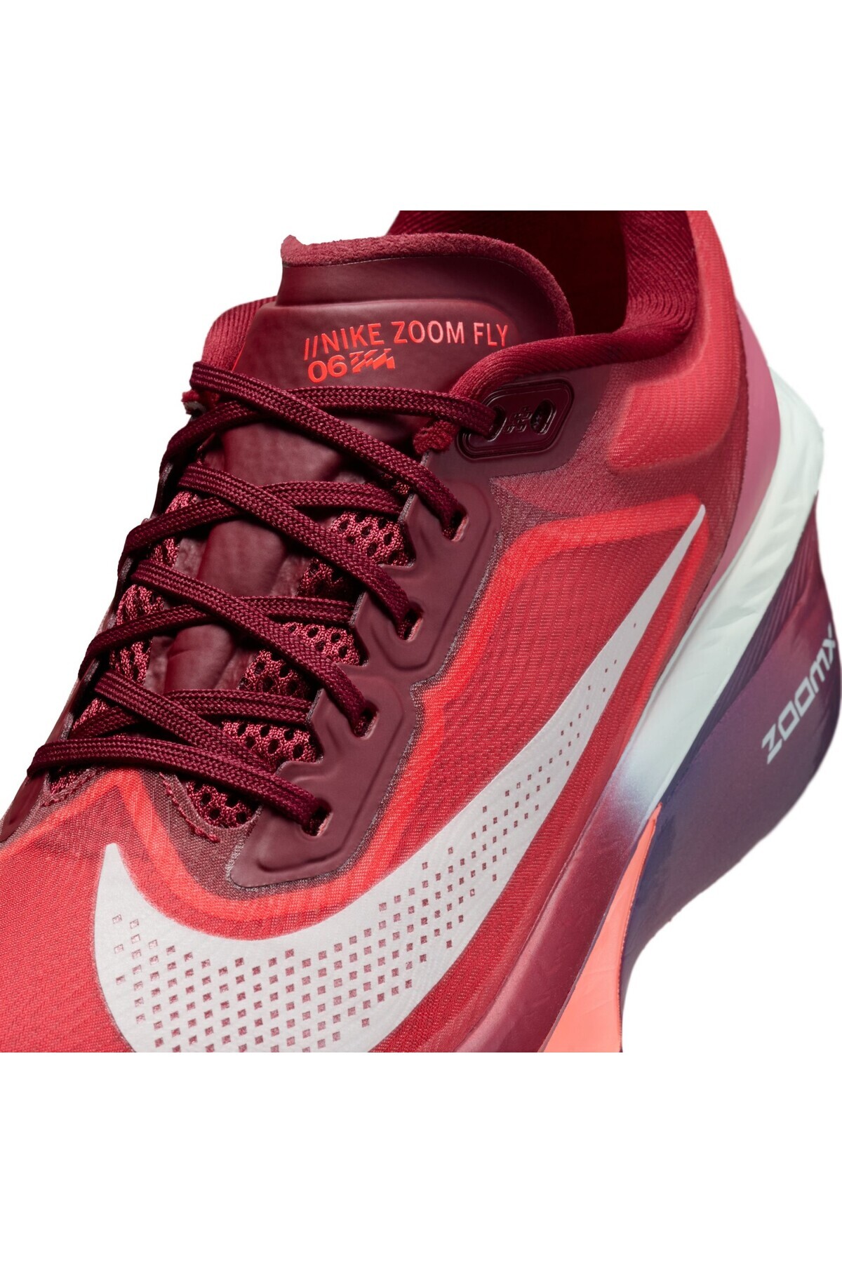 Zoom Fly 6 SE Koşu ve Yürüyüş Ayakkabısı IR2313-600 (BİR NUMARA BÜYÜK ALMANIZI ÖNERİRİRİZ) — قرمز — تصویر 6 از 8