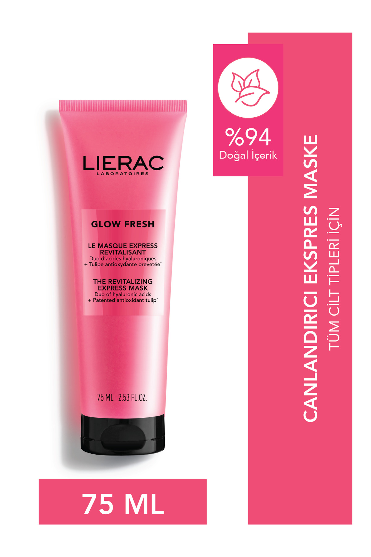 ست ماسک صورت Canlandırıcı Glow Fresh 75 میلی لیتر + کرم مراقبت صورت Dolgunlaştırıcı 50 میلی لیتر با کیف