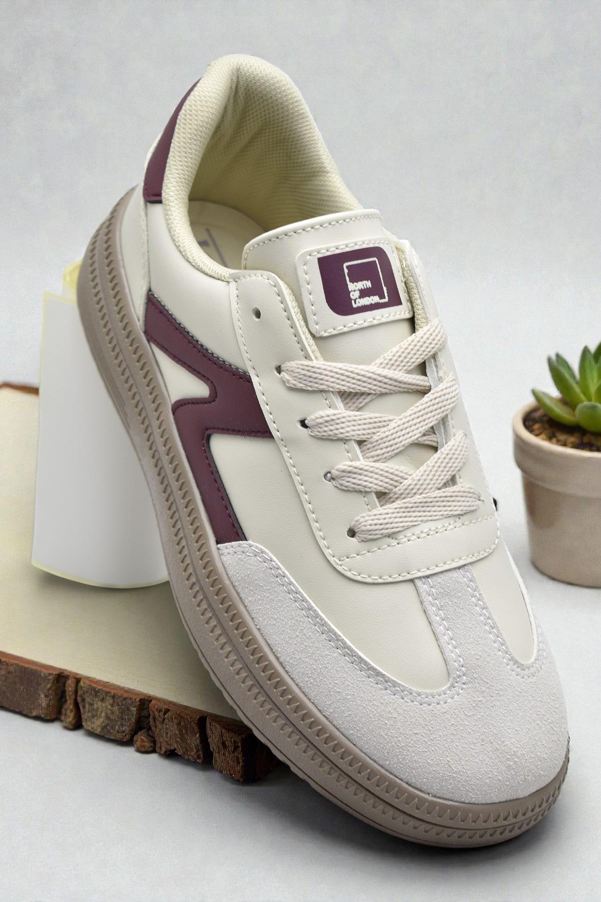ISPARTALILAR 510 Hazır Taban Unisex Spor Ayakkabı Bağcıklı Rahat Sneaker Erkek Kadın Spor Ayakkabı — بژ T3972
