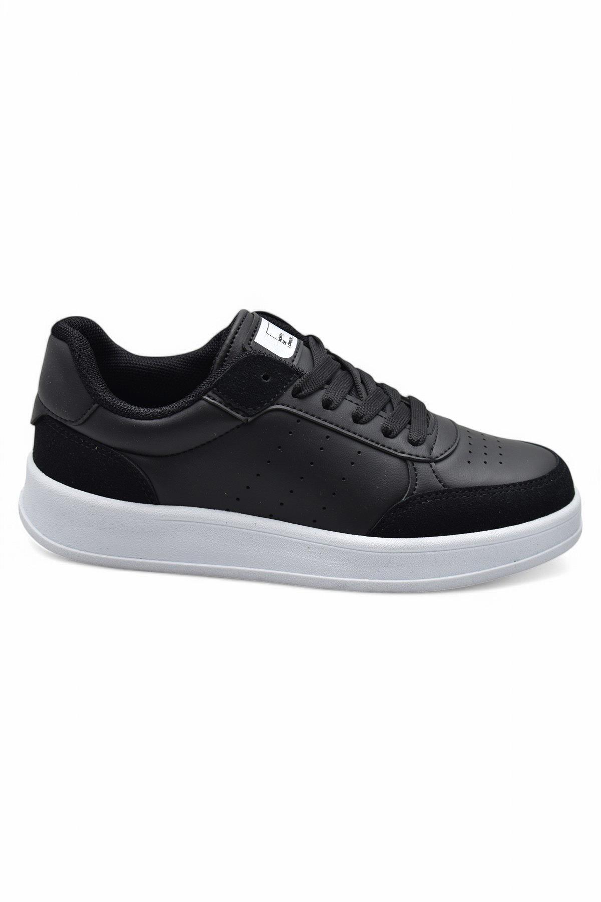 1011 Rahat Taban Günlük Unisex Spor Ayakkabı Suya Dayanıklı Malzeme Mevsimlik — مشکی T3670 — تصویر 5 از 5
